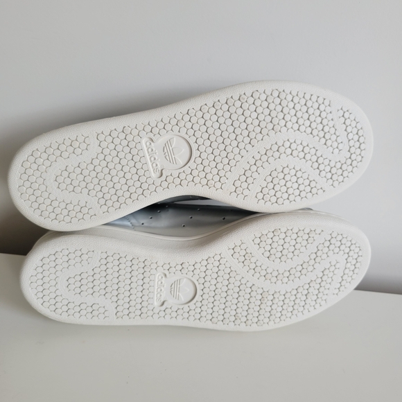 Adidas Stan Smith Silver Metallic Low Top Sneakers Women's Size US8.5 FW5477 - Picture 10 of 14